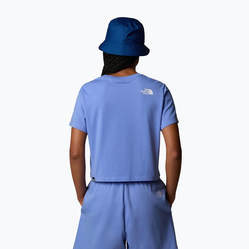 Női póló The North Face Simple Dome Cropped Slim Tee virtuális kék 3