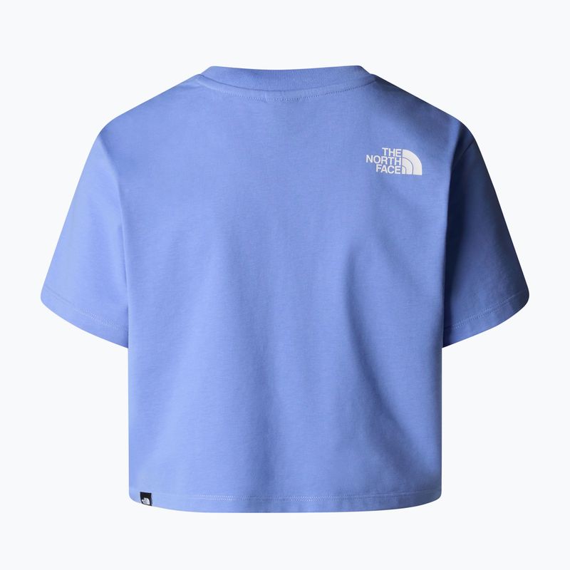 Női póló The North Face Simple Dome Cropped Slim Tee virtuális kék 5