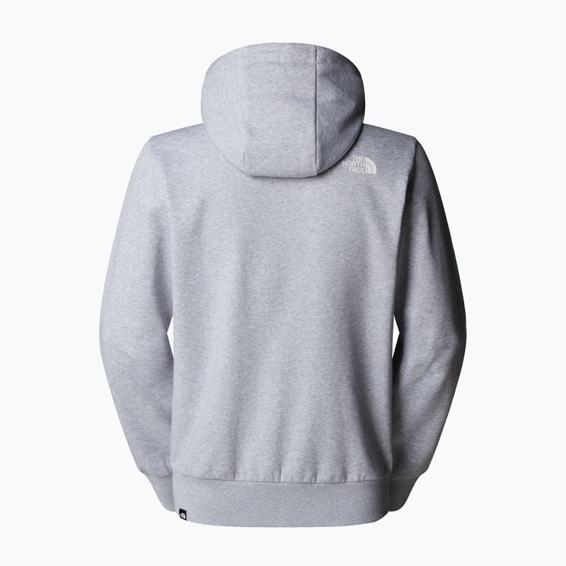 Férfi pulóver The North Face Simple Dome Hoodie tnf medium grey heather 5