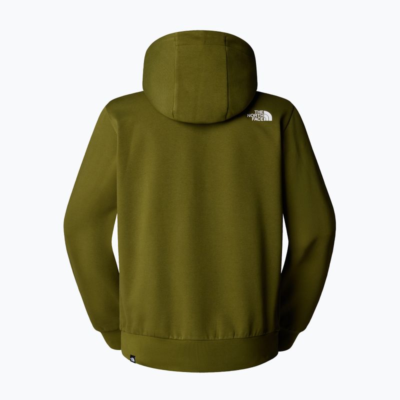Férfi pulóver The North Face Easy Hoodie erdei olajzöld 2