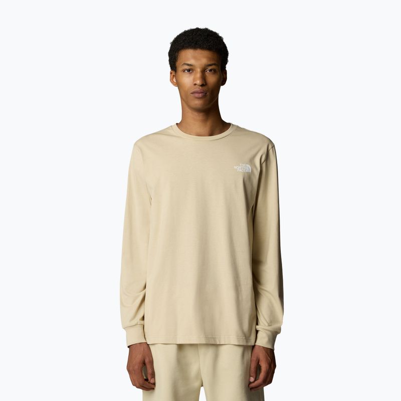 Férfi hosszú ujjú The North Face Easy Tee kavics