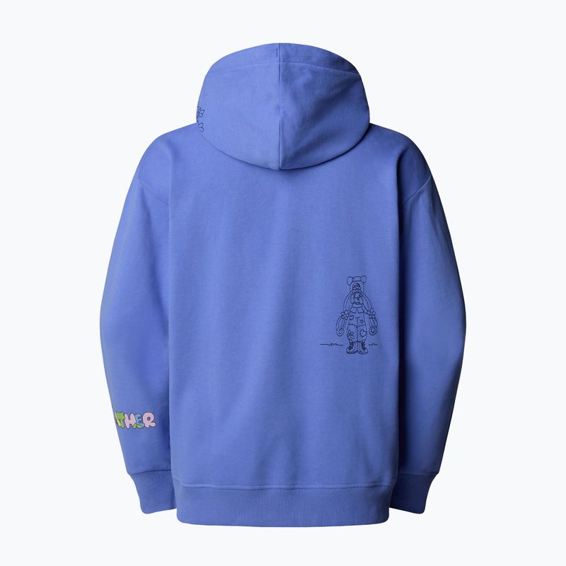 The North Face Mountain Cleanup Over Hoodie virtuális kék 2