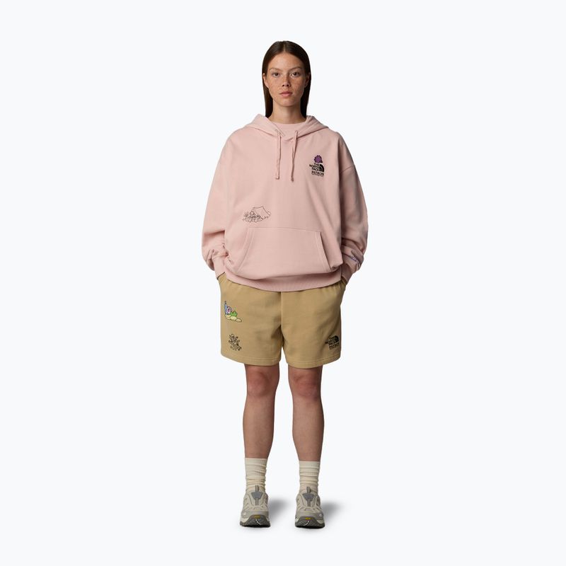 The North Face Mountain Cleanup Over Hoodie rózsaszín moha 2