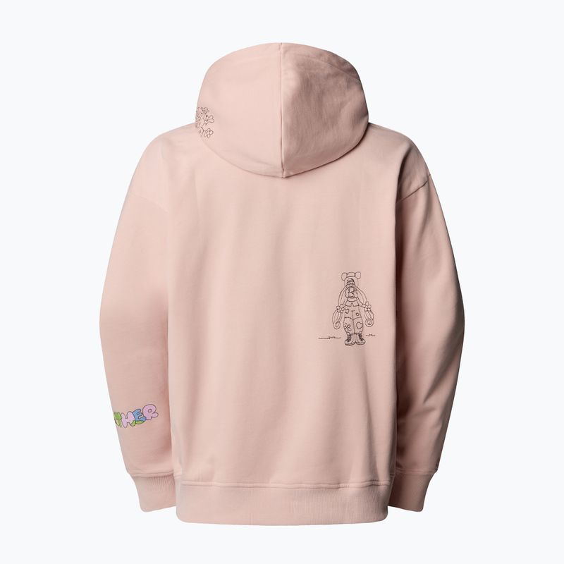 The North Face Mountain Cleanup Over Hoodie rózsaszín moha 5