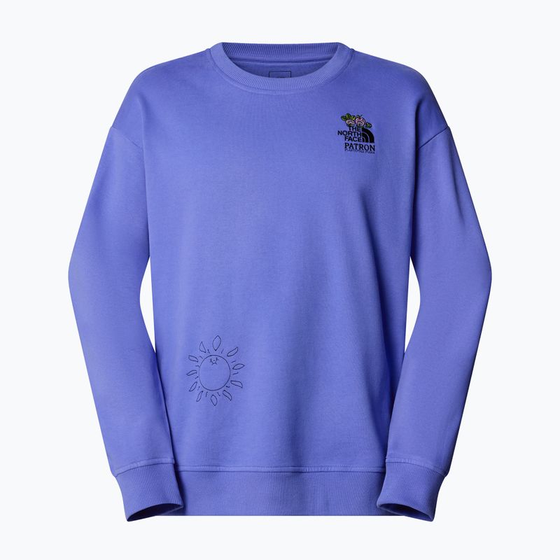The North Face Mountain Cleanup pulóver virtuális kék színben 4