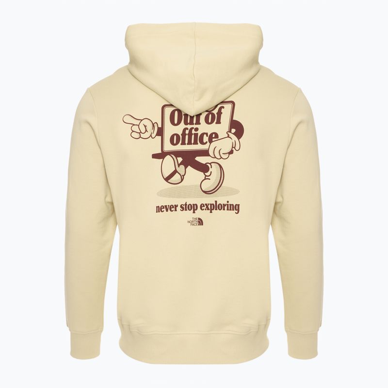 The North Face Cartoon Logo Relaxed Hoodie kavicsos pulóver 2