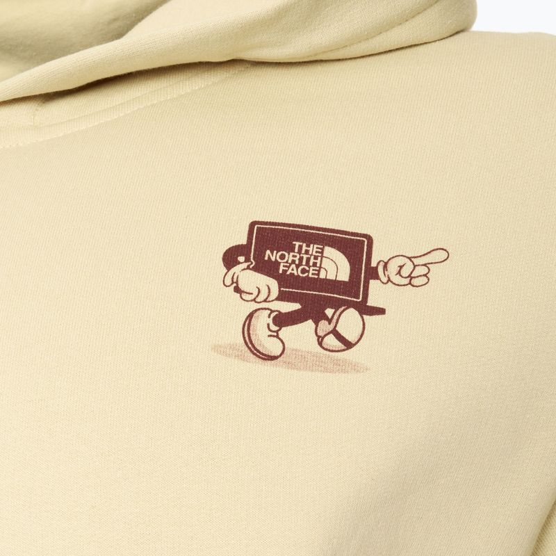 The North Face Cartoon Logo Relaxed Hoodie kavicsos pulóver 3
