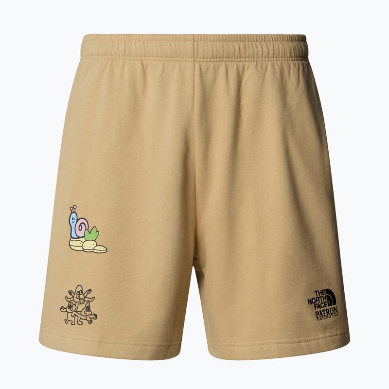 The North Face Mountain Cleanup Relaxed khaki színű kő rövidnadrág 4