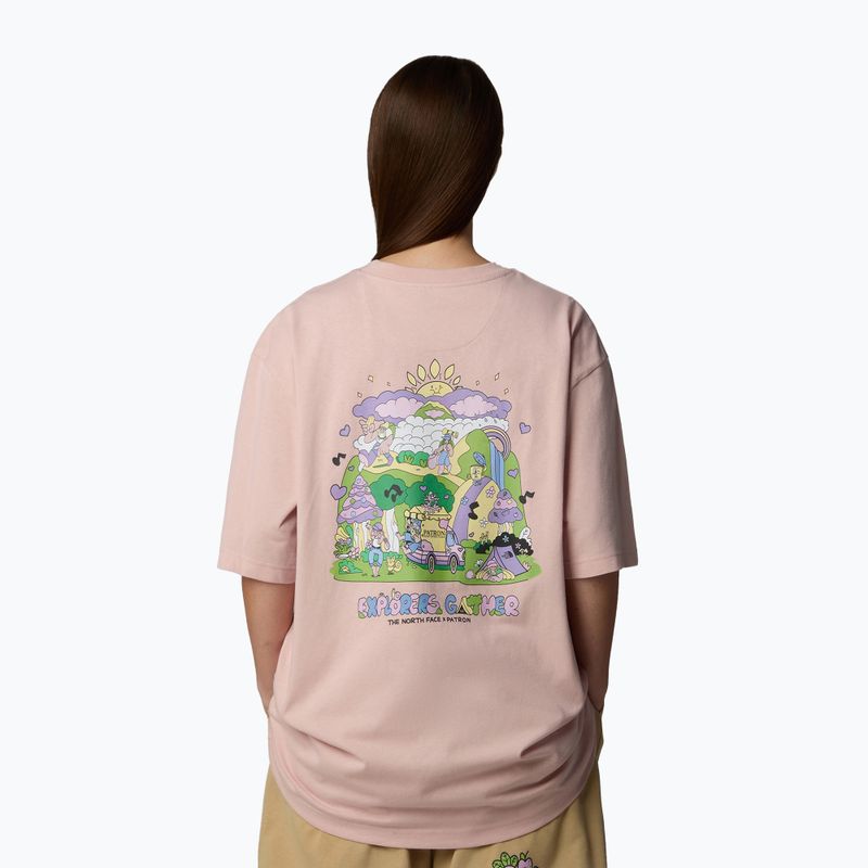 Férfi The North Face Reflective Box Nse Tee rózsaszín moha póló 3