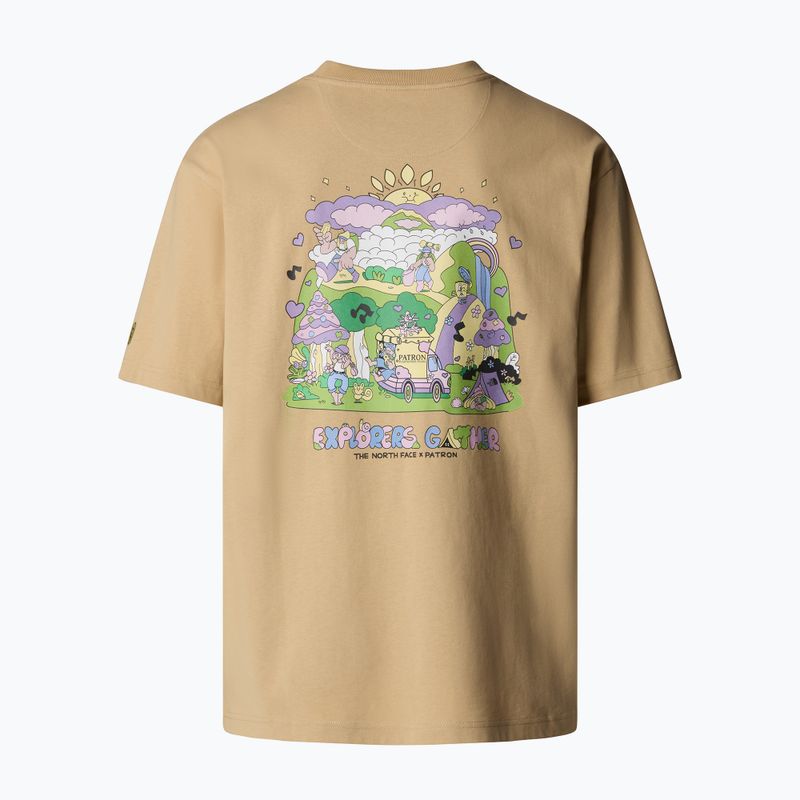 Férfi The North Face Reflective Box Nse Tee khaki kő 5