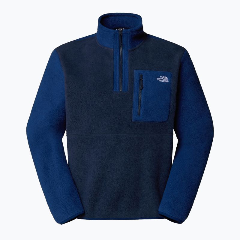 Férfi pulóver The North Face Yumiori 1/4 Zip csúcstalálkozó navy/estate kék 4