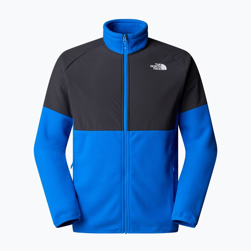 Férfi The North Face Glacier Heavyweight Full Zip pulóver hero kék/aszfalt szürke/tnf fekete 5