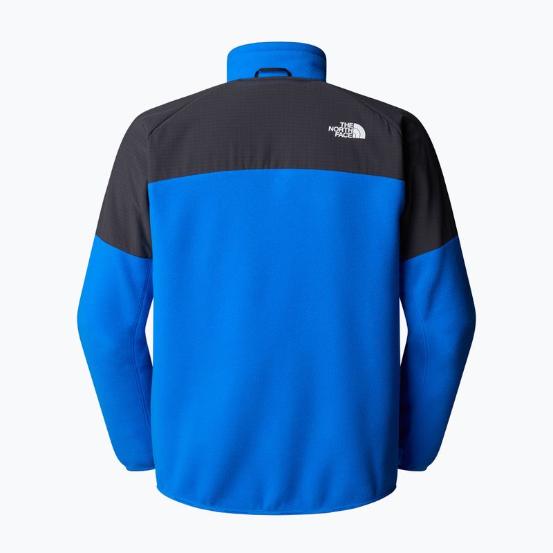 Férfi The North Face Glacier Heavyweight Full Zip pulóver hero kék/aszfalt szürke/tnf fekete 6