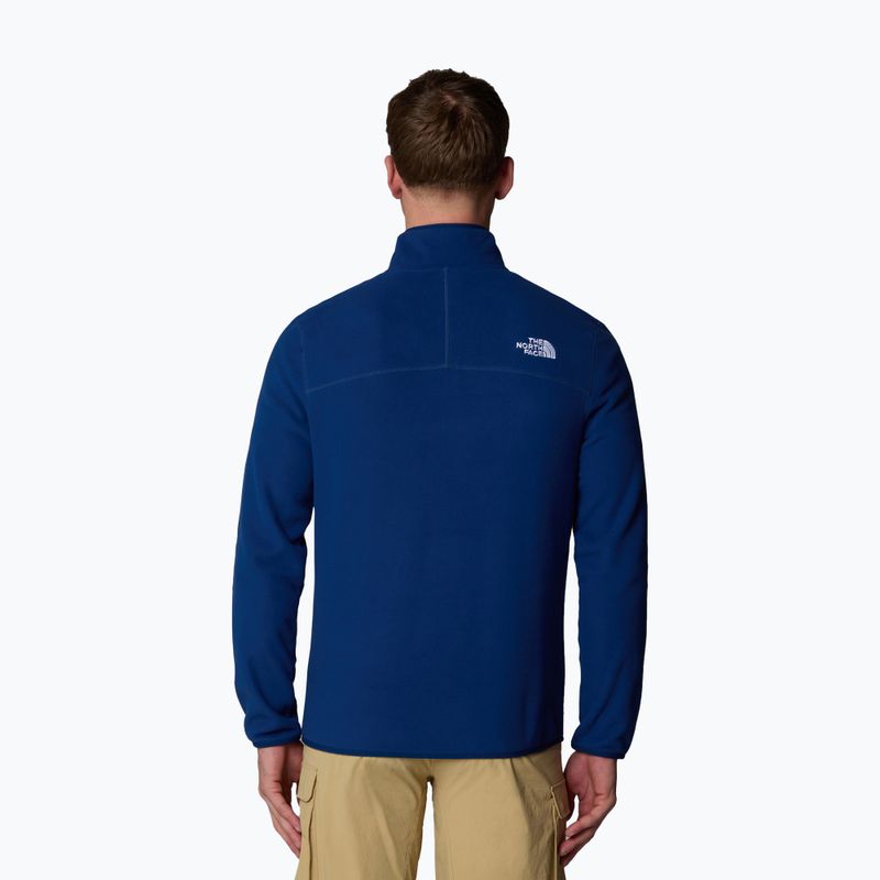 Férfi pulóver The North Face 100 Glacier 1/4 Zip kombi kék 3