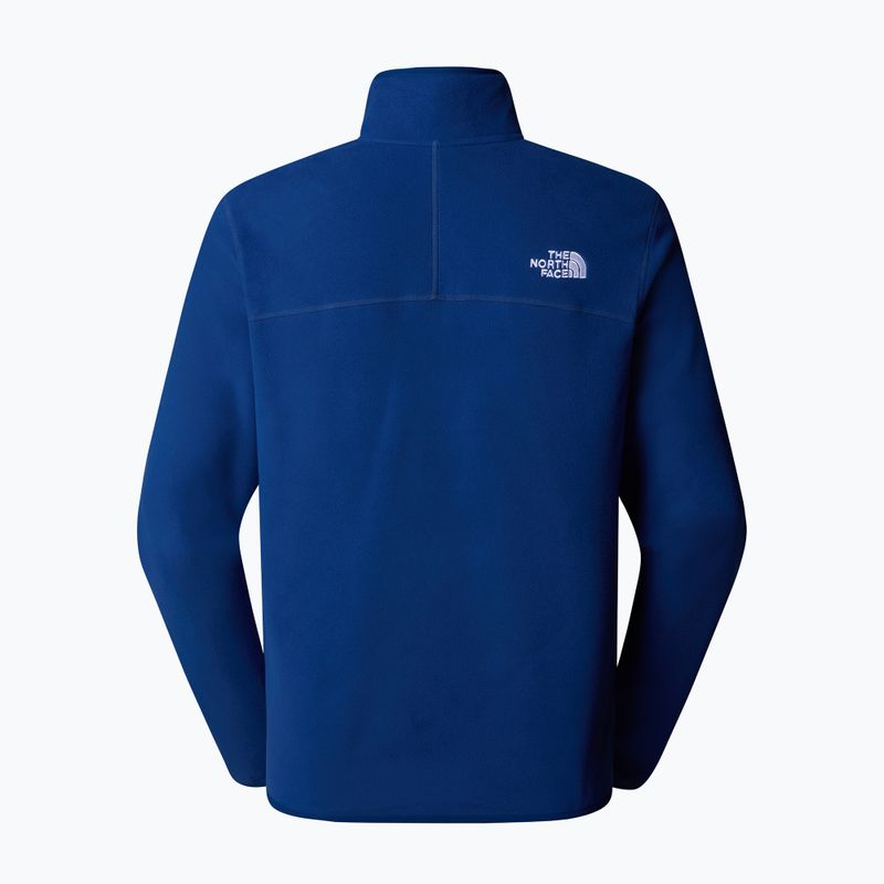 Férfi pulóver The North Face 100 Glacier 1/4 Zip kombi kék 5