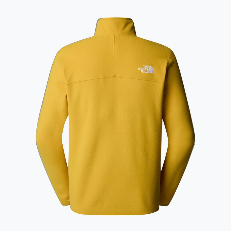 Férfi The North Face 100 Glacier 1/4 Zip türkizkék melegítőfelső 5