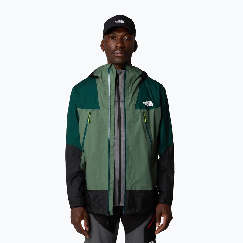 Férfi The North Face Signal 2.5L Dryvent duck zöld/mély nori/tnf fekete esőkabát 4