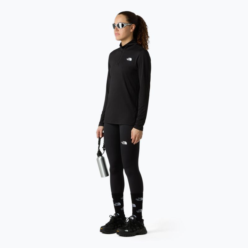 Női póló The North Face Flex 1/4 Zip Slim fekete 2