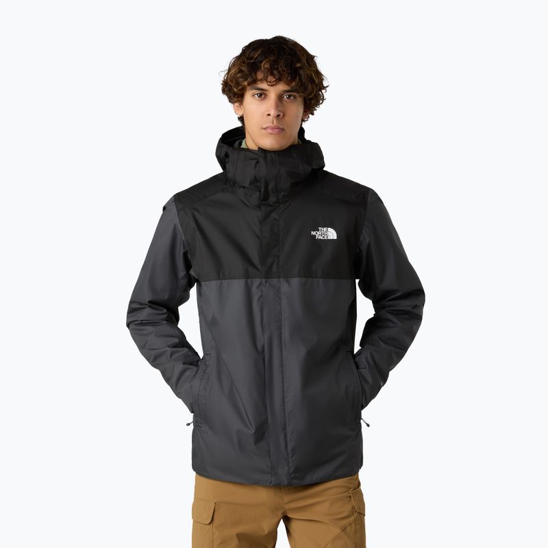 Férfi esőkabát The North Face Quest Zip-In aszfalt szürke/fekete