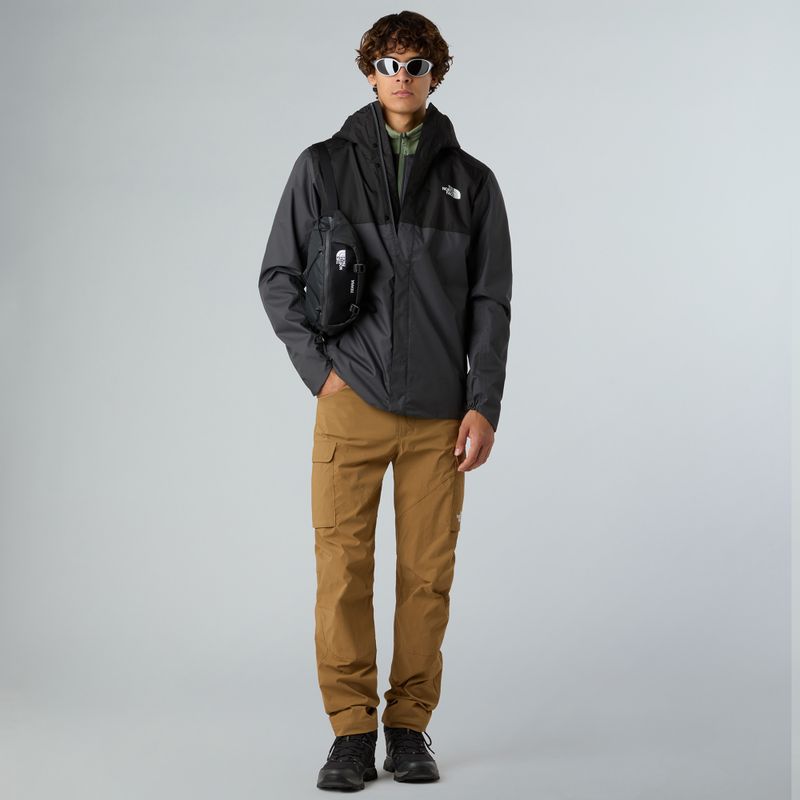 Férfi esőkabát The North Face Quest Zip-In aszfalt szürke/fekete 2