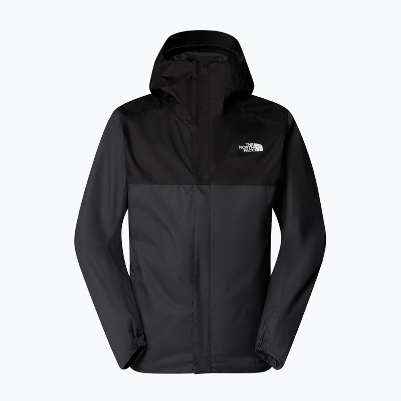 Férfi esőkabát The North Face Quest Zip-In aszfalt szürke/fekete 5