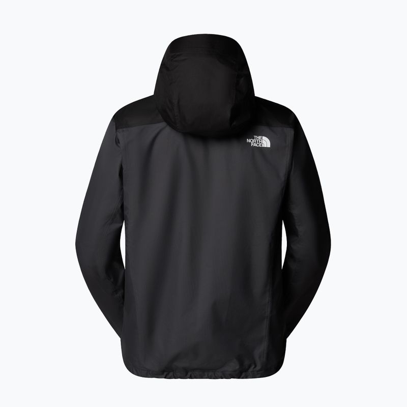 Férfi esőkabát The North Face Quest Zip-In aszfalt szürke/fekete 6