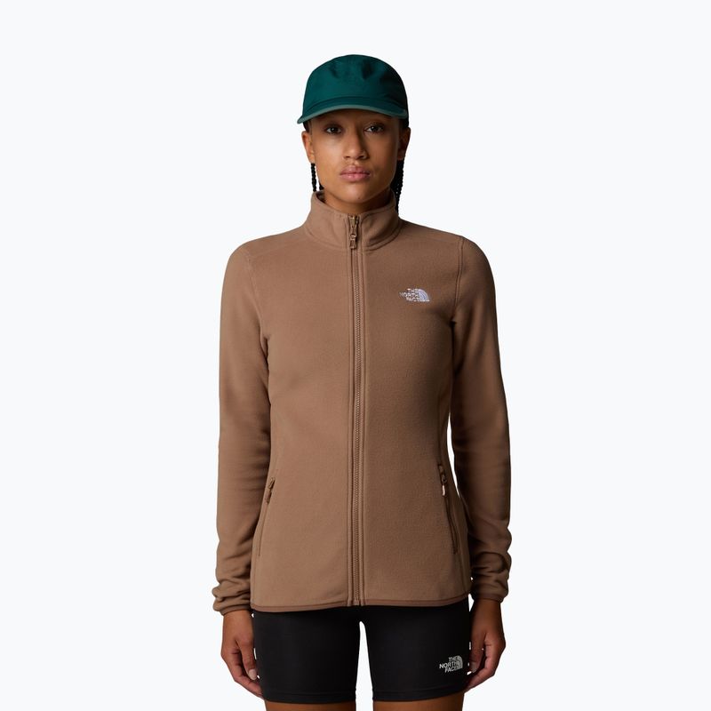 The North Face női 100 Glacier FZ latte melegítőfelső