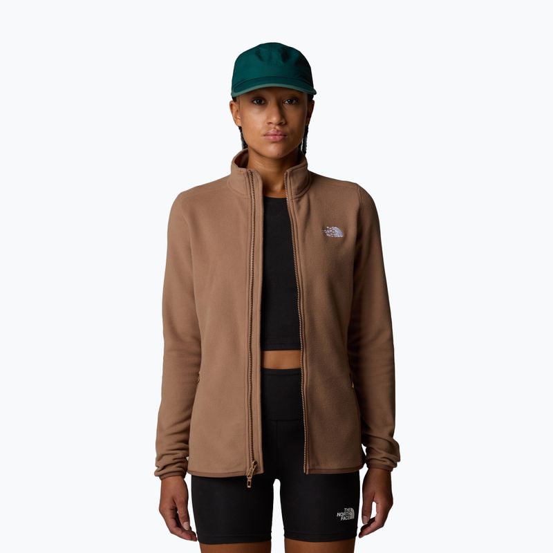 The North Face női 100 Glacier FZ latte melegítőfelső 4