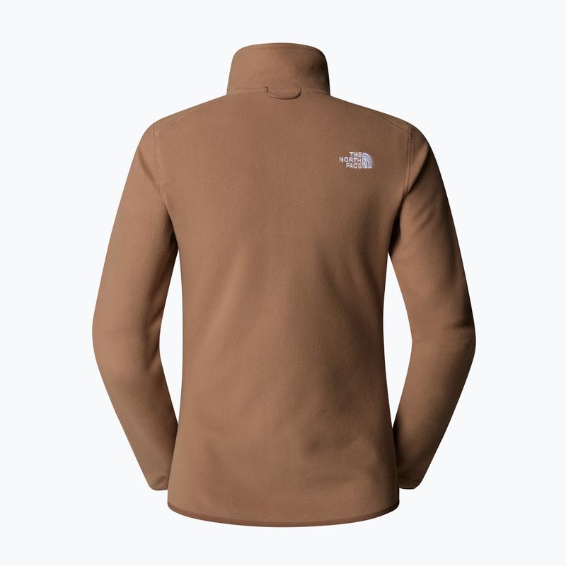 The North Face női 100 Glacier FZ latte melegítőfelső 6