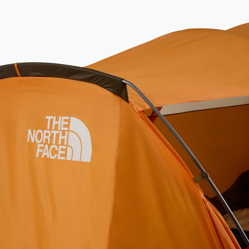The North Face Wawona 6P light exuberance narancssárga/ timber tan/ new taupe green 6 személyes kemping sátor 9