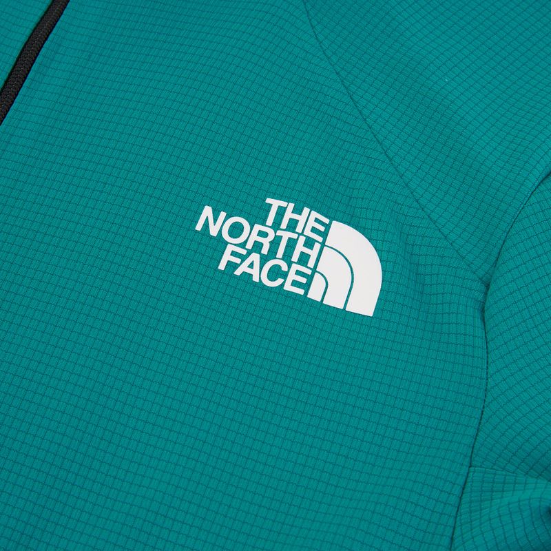 Női trekking pulóver The North Face Summit Direct Sun Hoodie mély teal színben 3