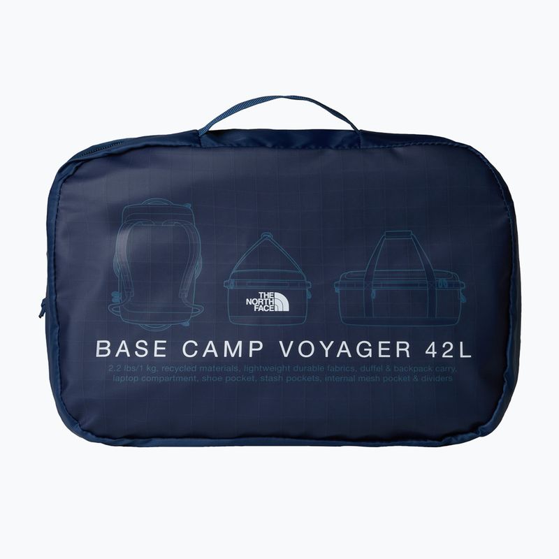 The North Face Base Camp Voyager Duffel 42 l árnyékos kék/summit navy utazótáska 4