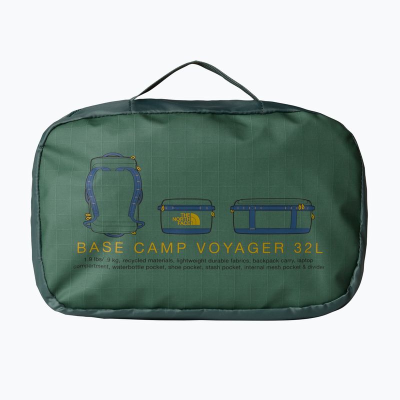 The North Face Base Camp Voyager Duffel 32 l kacsa zöld/árnyékos kék utazótáska 4
