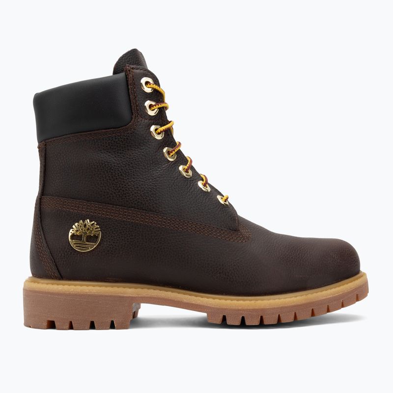 Férfi bakancsok Timberland Premium 6 Inch Lace Up Waterproof dark brown/full grain/black 2