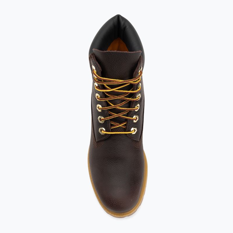 Férfi bakancsok Timberland Premium 6 Inch Lace Up Waterproof dark brown/full grain/black 5