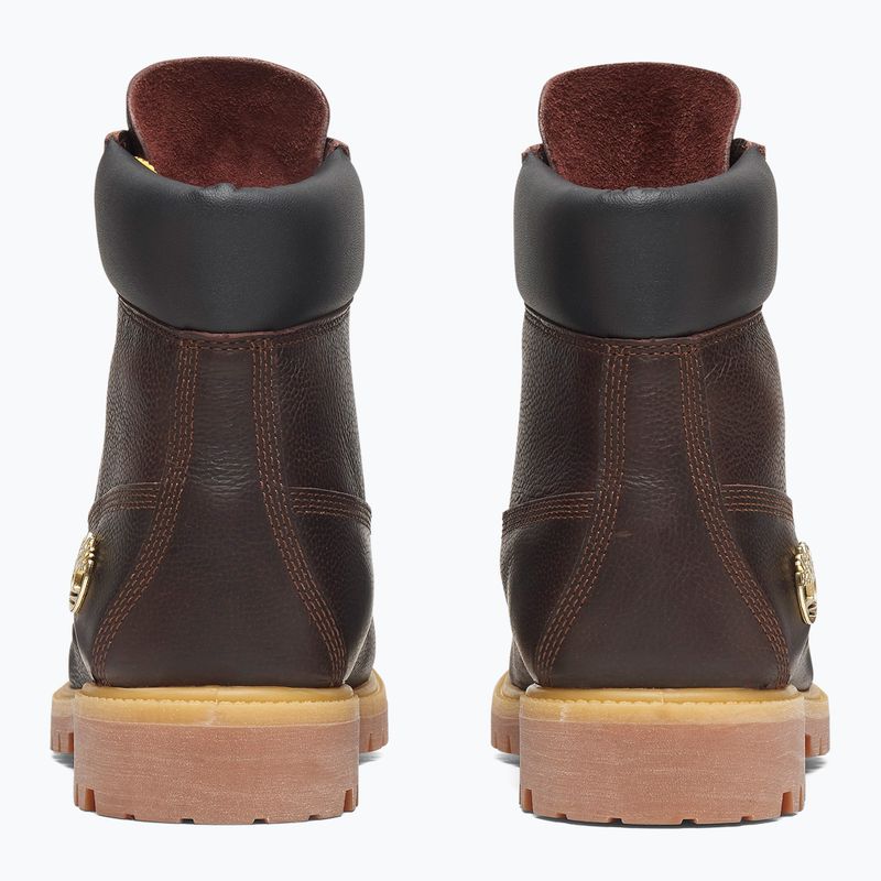 Férfi bakancsok Timberland Premium 6 Inch Lace Up Waterproof dark brown/full grain/black 12