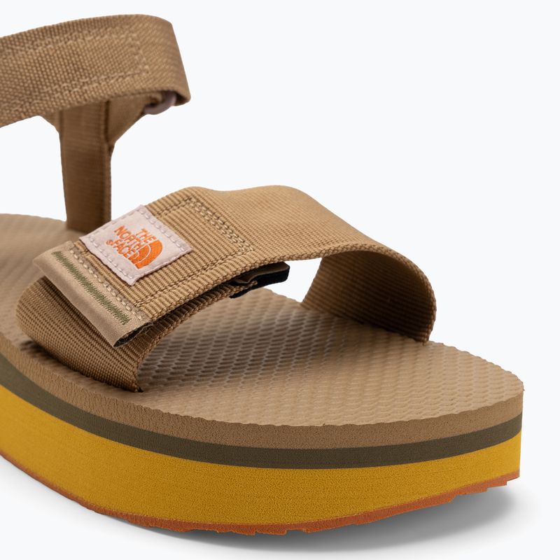 Női szandál The North Face Skeena Platform sahara/iron bronz színben 7