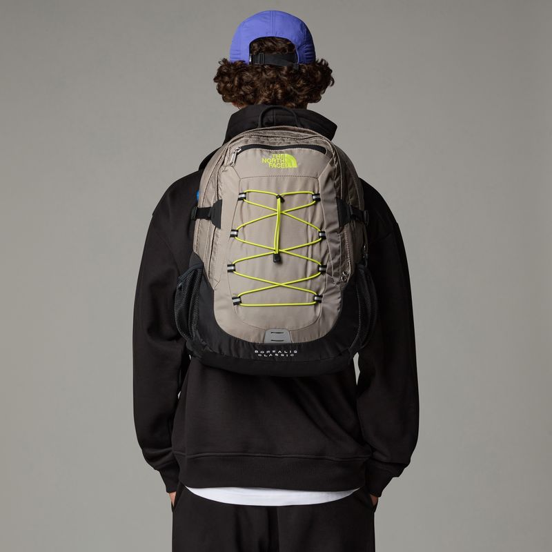 The North Face Borealis Classic 29 literes városi hátizsák, kőlap/fekete színben 7