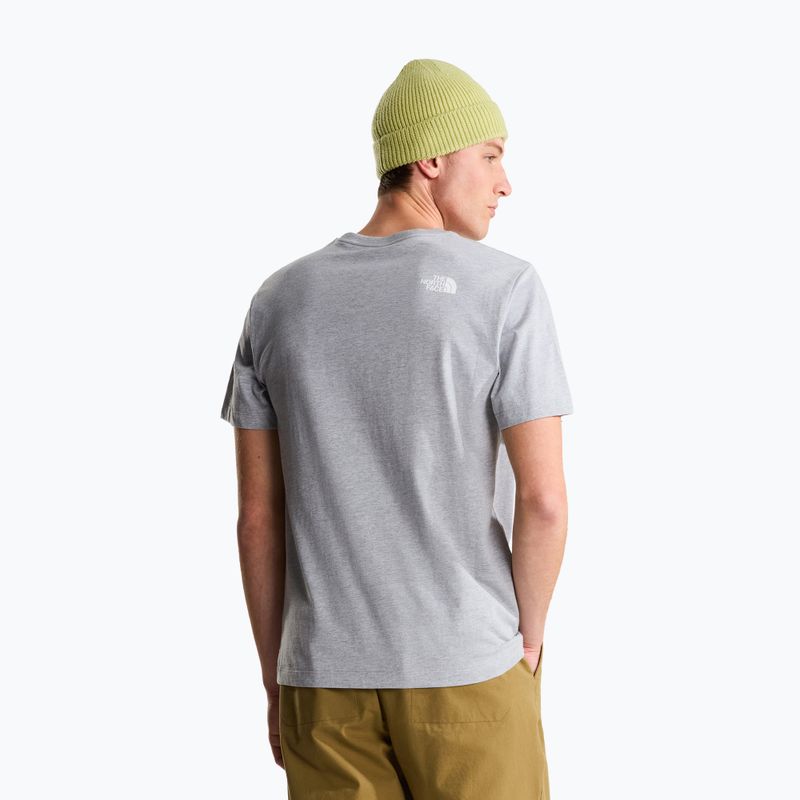 Férfi póló The North Face Evolution Half Dome tnf pale grey heather 3