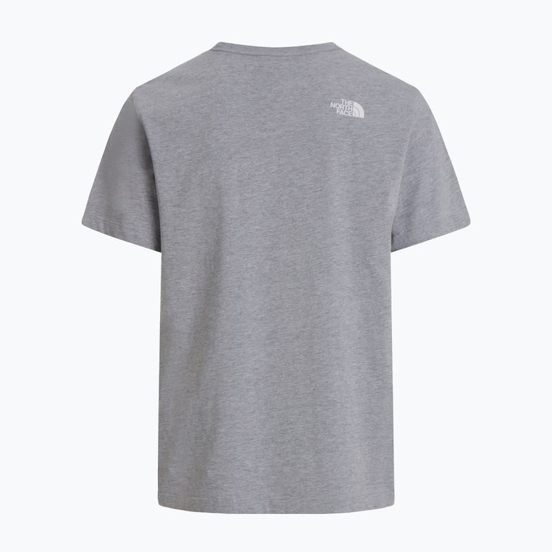 Férfi póló The North Face Evolution Half Dome tnf pale grey heather 5