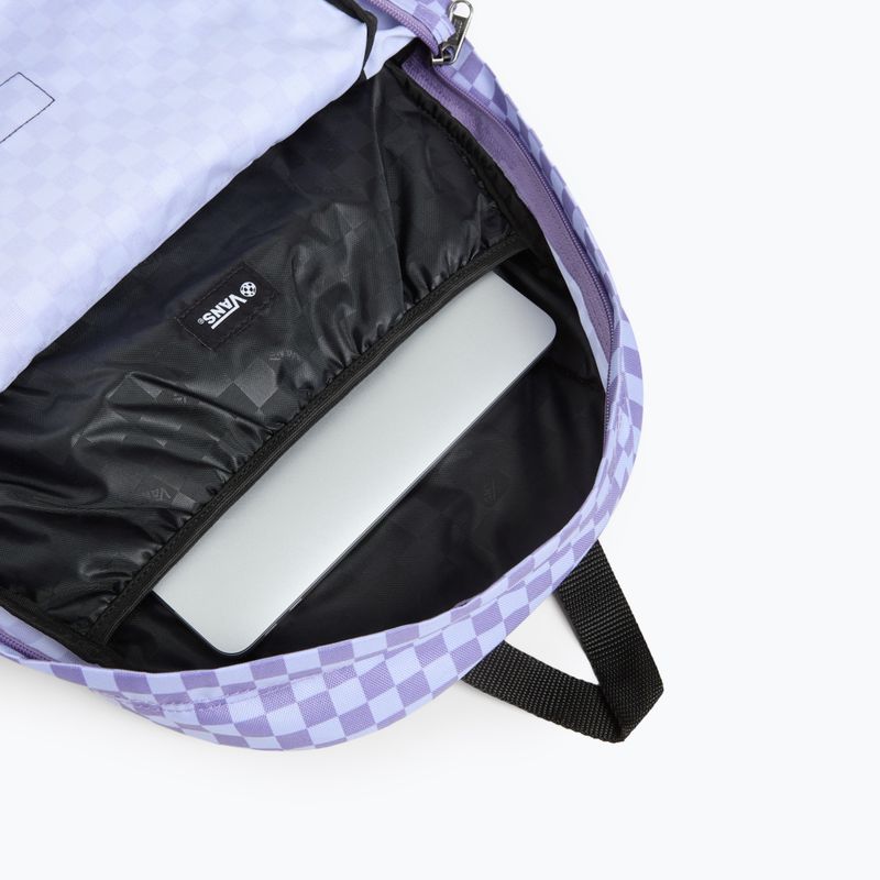 Vans Old Skool Check 22 l lila köd városi hátizsák 5