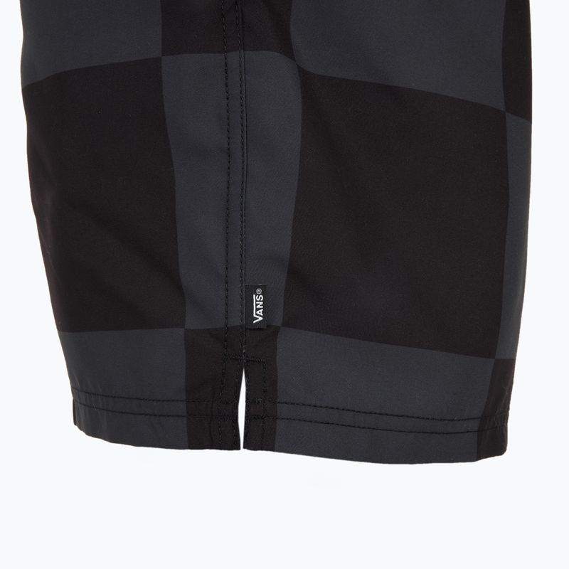 Férfi Vans Primary Checkerboard elasztikus boardshort fekete/aszfalt 3
