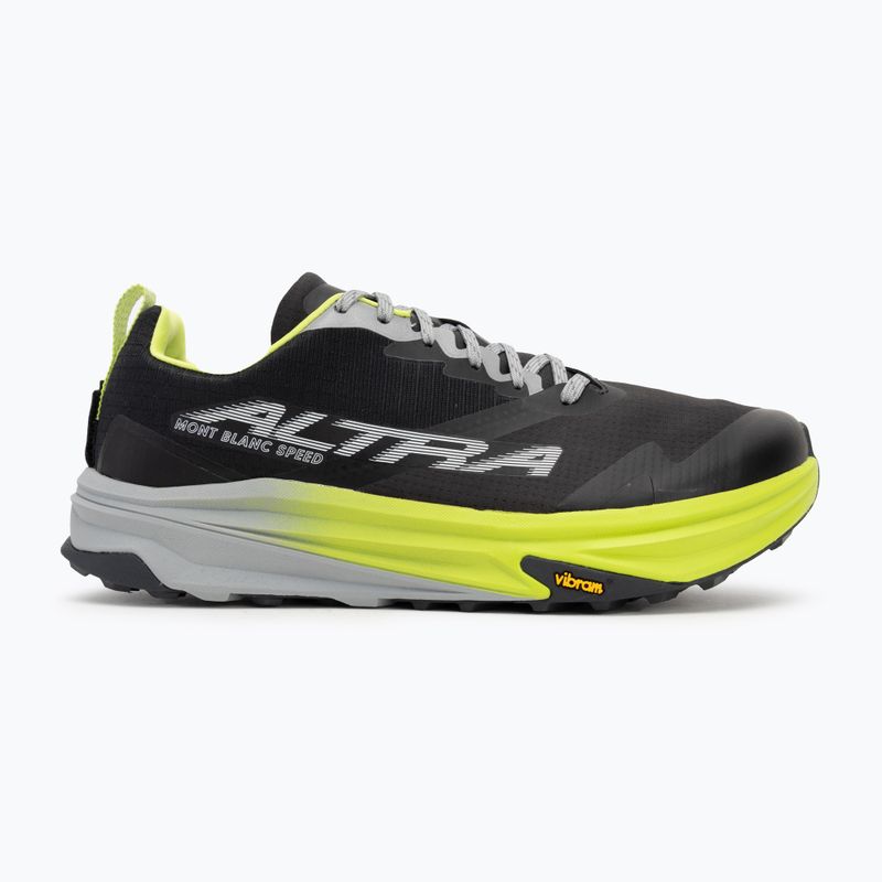 Férfi Altra Mont Blanc Speed fekete/lime futócipő 2