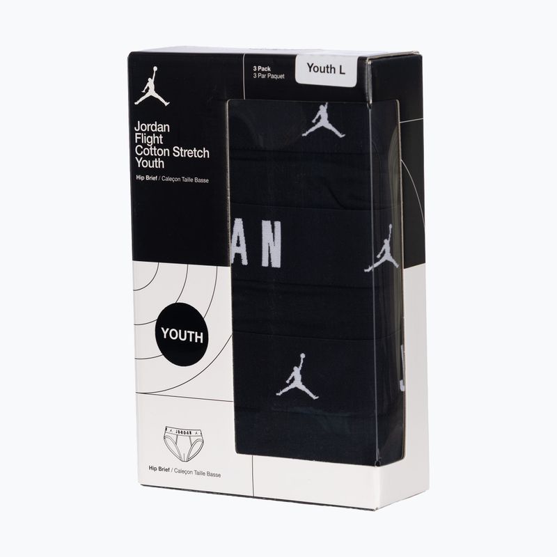 Gyerek boxeralsó Nike Jordan JHB Briefs 3 pairs black 3