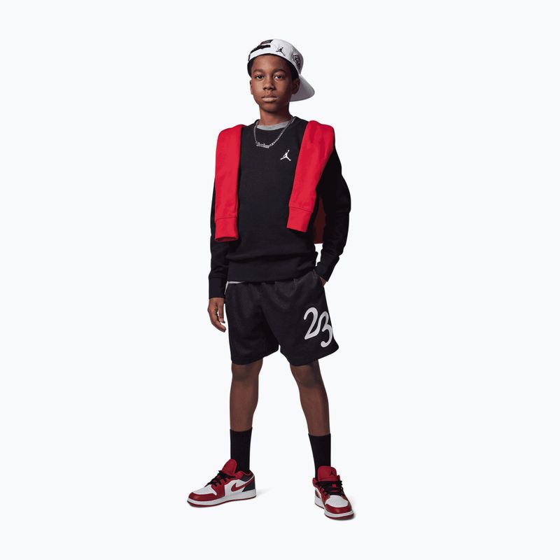 Gyerekpulóver Jordan JDB Brooklyn Fleece Essential Crew black 2