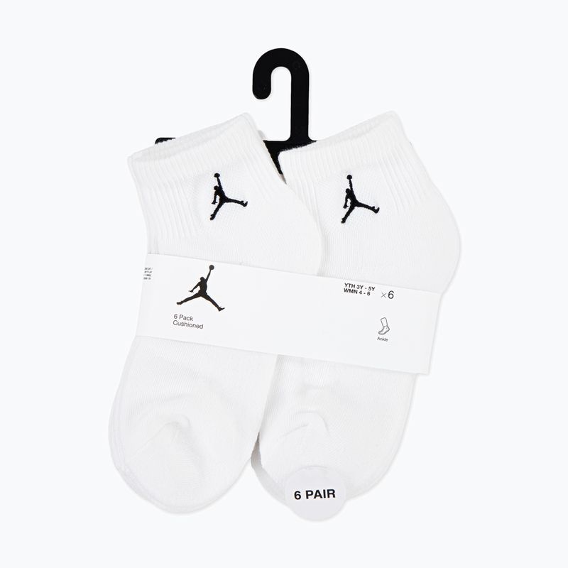 Zokni Nike Jordan JHN Everyday Essentials 6 pairs white 3