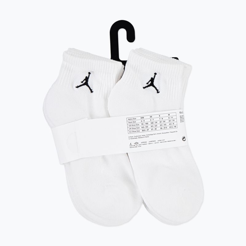 Zokni Nike Jordan JHN Everyday Essentials 6 pairs white 4