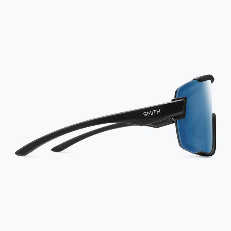 Napszemüveg Smith Wildcat matte black/chrp polarized blue mirror/clear 3
