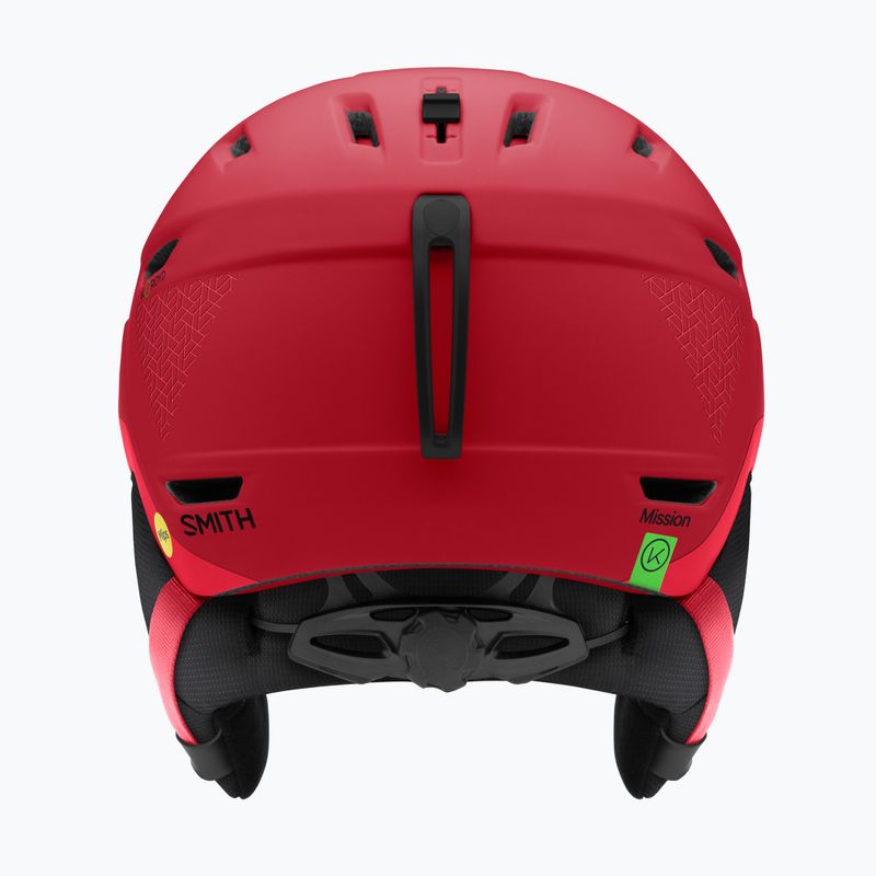 Sísisak Smith Mission MIPS matte crimson geo 2