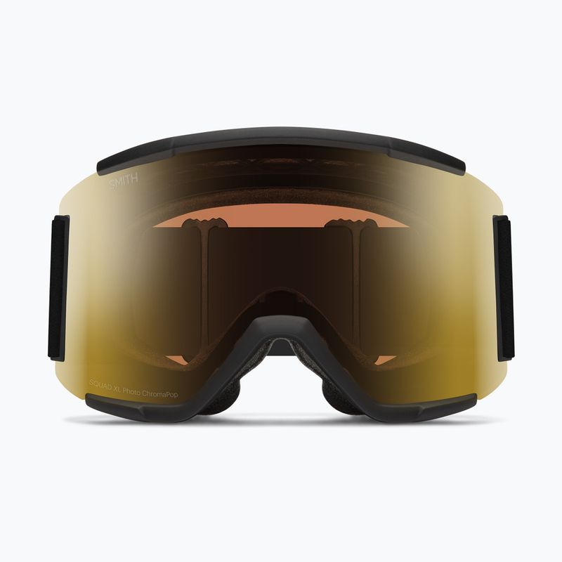 Síszemüveg Smith Squad XL black/chromapop pro photochromic gold mirror 2